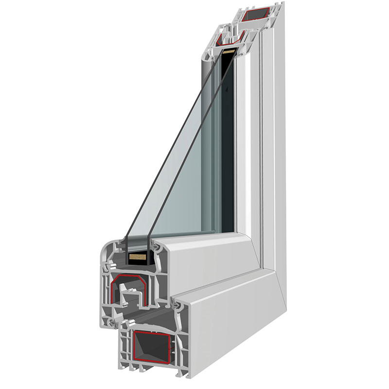 infisso in pvc 4Star QFort infissitek Roma